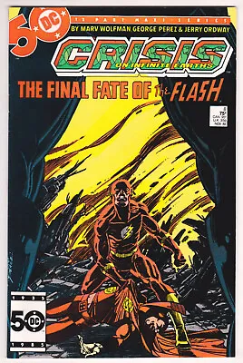 Buy Crisis On Infinite Earths #8 Very Fine Plus 8.5 Death Of Flash George Perez Art • 16.08£
