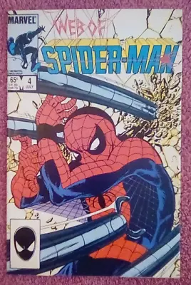 Buy Web Of Spider-Man #4 (Marvel, 7/85) 8.5 Very Fine+ (Doctor Octopus Appearance) • 4.96£