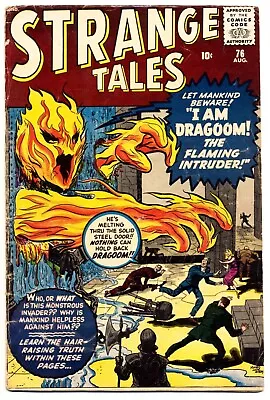 Buy STRANGE TALES #76 G/VG, Kirby, Ditko. Human Torch Prototype, Marvel Comics 1960 • 79.06£
