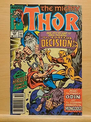 Buy Marvel Comics ✨️ The Mighty Thor #408 ✨️ 1989 (Newsstand) FN- • 2.37£