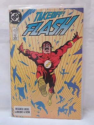 Buy The Flash (Vol. 2) #24 VF/NM 1st Print DC Comics 1989 [CC] • 3.50£