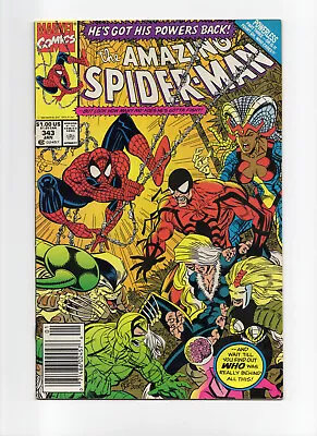 Buy The Amazing Spider-Man #343 Vol. 1 - 1st Cameo Of Cardiac Marvel Comics 1991 • 6.30£