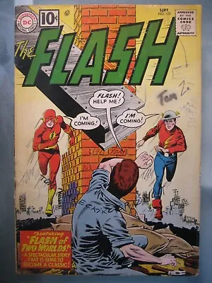 Buy Flash #123 DC Comics 1961 1st Golden Age Flash In Silver Age • 432.49£