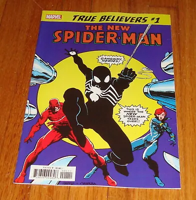 Buy Marvel True Believers New Spider-Man #1 1st Print Team-Up 141 Black Costume • 3.95£