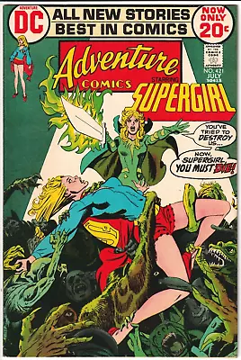 Buy Adventure Comics #421 DC Comics 1972 7.0 FN/VF BOB OKSNER SUPERGIRL COVER • 11.19£