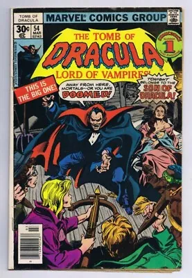 Buy Tomb Of Dracula #54 ORIGINAL Vintage 1977 Marvel Comics  • 15.76£