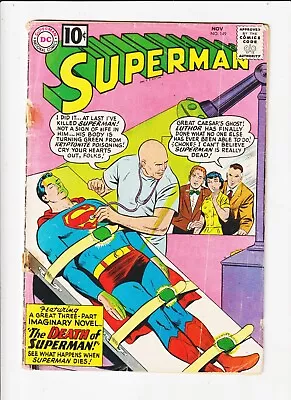 Buy Superman Comic 149 Dc Comic Silver Age Wayne Boring  Death Of Superman • 15.81£