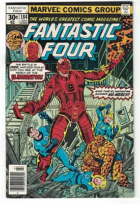 Buy Fantastic Four Vol. 1 #184 July 1977 Art George Perez 1st & Only App Eliminator • 8.92£