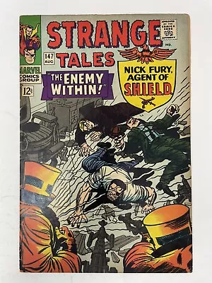 Buy Strange Tales #147 Doctor Strange Nick Fury SHIELD 1966 Marvel Comics MCU Silver • 11.89£