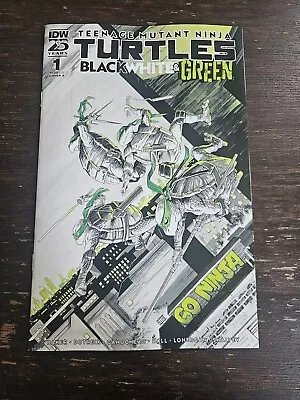 Buy TMNT: BLACK, WHITE & GREEN #1A, #1B & 1D Teenage Mutant Ninja Turtles • 15£