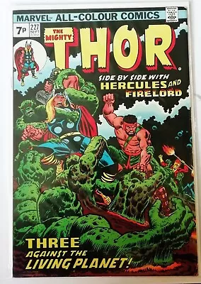 Buy Thor #227 - Sept 1974 - Galactus Appearance! - Vfn- (7.5) Pence Copy! • 12.99£