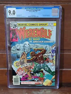 Buy Werewolf By Night 39. CGC 9.0 VF/NM. Brother Voodoo Appearance  • 114.94£