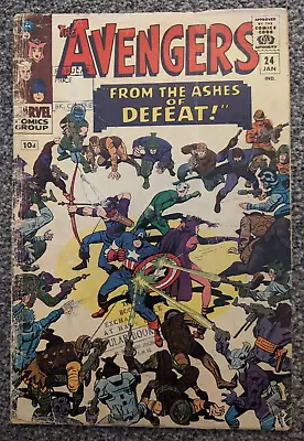 Buy The Avengers 24. 1966 Silver Age. Kang The Conqueror • 9.98£
