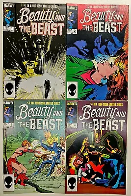 Buy Marvel Comic Beauty And The Beast Key 4 Issue Lot 1 2 3 4 Full Set High FN X-Men • 2.20£