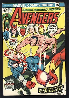 Buy Avengers (1963) #117 1st Print Avengers Vs Defenders Silver Surfer Englehart VF- • 19£
