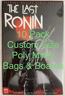 Buy 10 X Teenage Mutant Ninja Turtles Last Ronin #1 Poly Mylar Bags & Custom Board • 7.60£