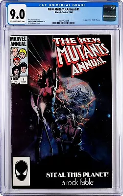 Buy New Mutants Annual #1 CGC 9.0 (1984, Marvel) Chris Claremont, 1st Lila Cheney • 37.95£
