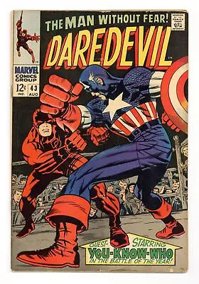 Buy Daredevil #43 GD/VG 3.0 1968 • 30.38£