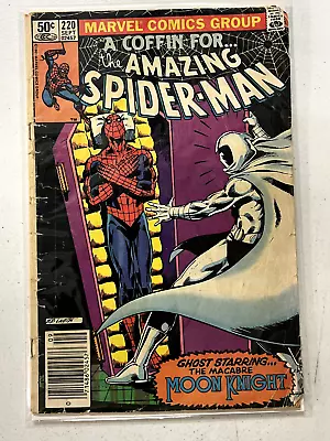 Buy AMAZING SPIDER-MAN #220   1981 Marvel - Newsstand | Combined Shipping B&B • 8.04£