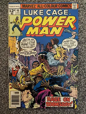 Buy Luke Cage Power Man 46. Marvel Comics 1977. • 2.49£
