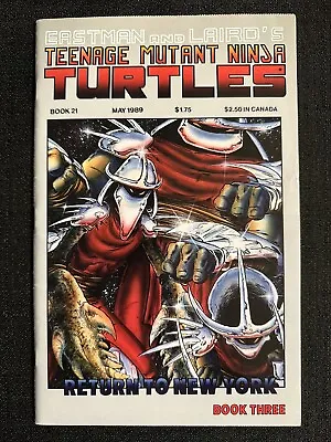 Buy Eastman & Laird’s Teenage Mutant Ninja Turtles #21 Book 3 Death Of Shredder 1989 • 19£