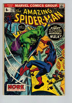 Buy Amazing Spider-Man (1963) # 120 UK Price (5.0-VGF) (674366) Hulk 1973 • 67.50£