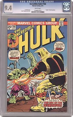 Buy Incredible Hulk #186 CGC 9.4 1975 1208822012 • 150.40£