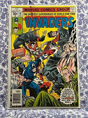 Buy INVADERS #18 NM+ Gil Kane Cover Roy Thomas Warrior Woman Destroyer! RARE CGC IT! • 23.86£