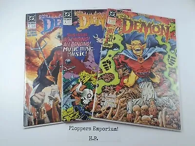 Buy The Demon 1,6,7 July 1990 First Edition Lot Of 3 Dc Comics Alan Grant Val Semeik • 3.95£