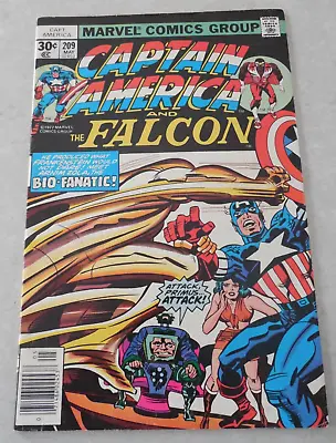 Buy Captain America And The Falcon #209, Marvel Comics, 1977, 9.0 Vf/nm! • 11.91£