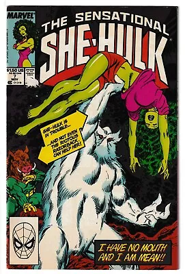Buy Sensational She-Hulk #7 - Marvel 1989 -Written By John Byrne [Ft Mr. Fantastic] • 7.69£
