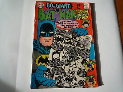 Buy BATMAN  No 198. FEB 1968. DC. . 80 PAGE GIANT • 44.95£