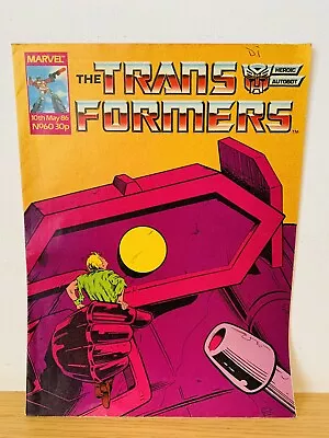 Buy TRANSFORMERS #60; VG, Marvel UK 1986; Comic Comics, Robot Buster • 8.99£