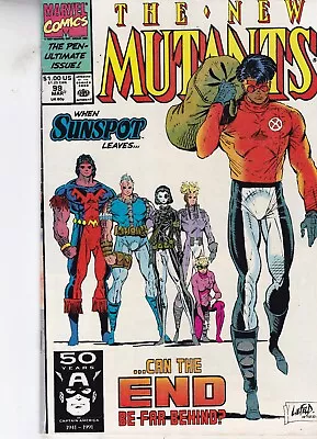 Buy Marvel Comics The New Mutants Vol. 1 #99 Mar 1991 1st App Warpath, Shatterstar • 9.99£