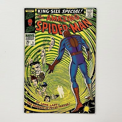 Buy Amazing Spider-Man King Size #5 1968 FN/VF 1st App Peter Parker's Parents • 84£