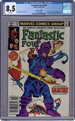 Buy Fantastic Four #243N CGC 8.5 Newsstand 1982 4211914019 • 46.37£