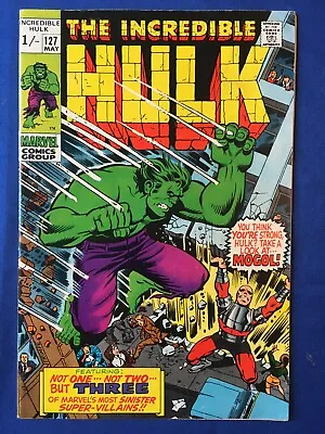 Buy Incredible Hulk #127 VFN (8.0) MARVEL ( Vol 1 1970) 1st App Mogol (2) • 27£