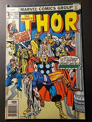 Buy THOR 274, Marvel Comics,1978, 🔑,  Three 1ST APPS! DEATH OF BALDER! BRONZE AGE  • 17.99£