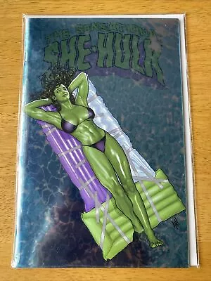 Buy Sensational She Hulk # 1 ADAM HUGHES Foil Cover Marvel 2024 • 15£