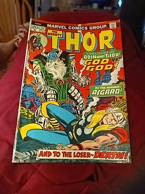 Buy Thor #217 Marvel Comics 1973 Thor Vs Odin 1st Krista A Valkyrie Bronze Age Key • 12.36£