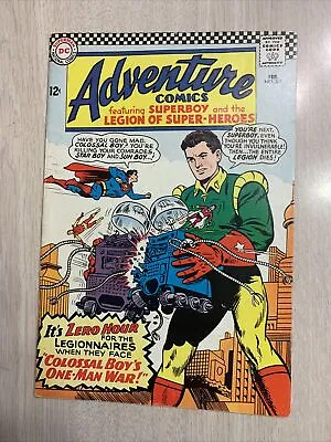 Buy Adventure Comics 341 Fn '66 Legion Superheroes Triplicate Girl Became Duo Damsel • 14.98£