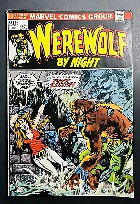Buy WEREWOLF BY NIGHT #10 1st Appearance Of The Committee 1973 MARVEL COMICS NICE! • 19.75£