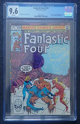 Buy Fantastic Four #255 👓 CGC 9.6 WHT 👓 Daredevil Annihilus 1983 Avengers • 46.79£