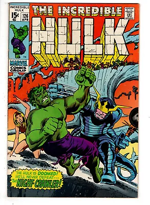 Buy Incredible Hulk #126 (1970) - Grade 7.0 - 1st Appearance Barbara Norris Valkyrie • 39.65£