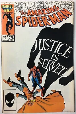 Buy The Amazing Spider-Man Vol 1 #278 July 1986 American Marvel Comic First Edition • 11.99£