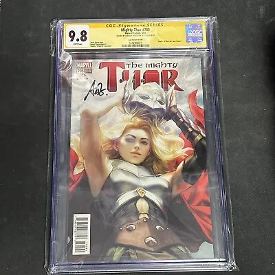 Buy The Mighty Thor #705 CGC SS 9.8 Signed By Stanley Artgerm Lau • 158.12£
