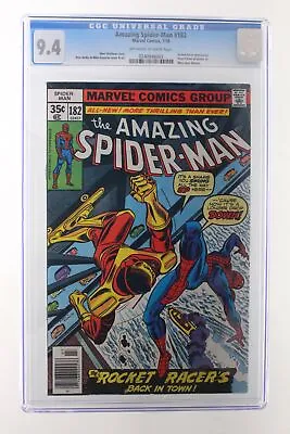 Buy Amazing Spider-Man #182 - Marvel Comics 1978 CGC 9.4 Rocket Racer Appearance. Pe • 47.45£