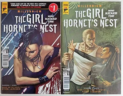 Buy Comic Book Millennium The Girl Who Kicked The Hornets Nest #1 #2 Hard Case Crime • 14.99£