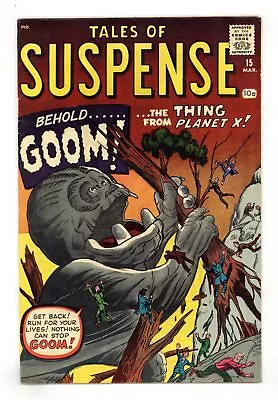 Buy Tales Of Suspense #15 VG 4.0 1961 • 182.07£