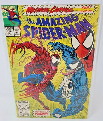 Buy Amazing Spider-man #378 Carnage & Venom Appearances *1993* 9.4 • 18.98£